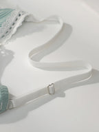 Soutien-gorge à bretelles réglables en dentelle douce pour femmes