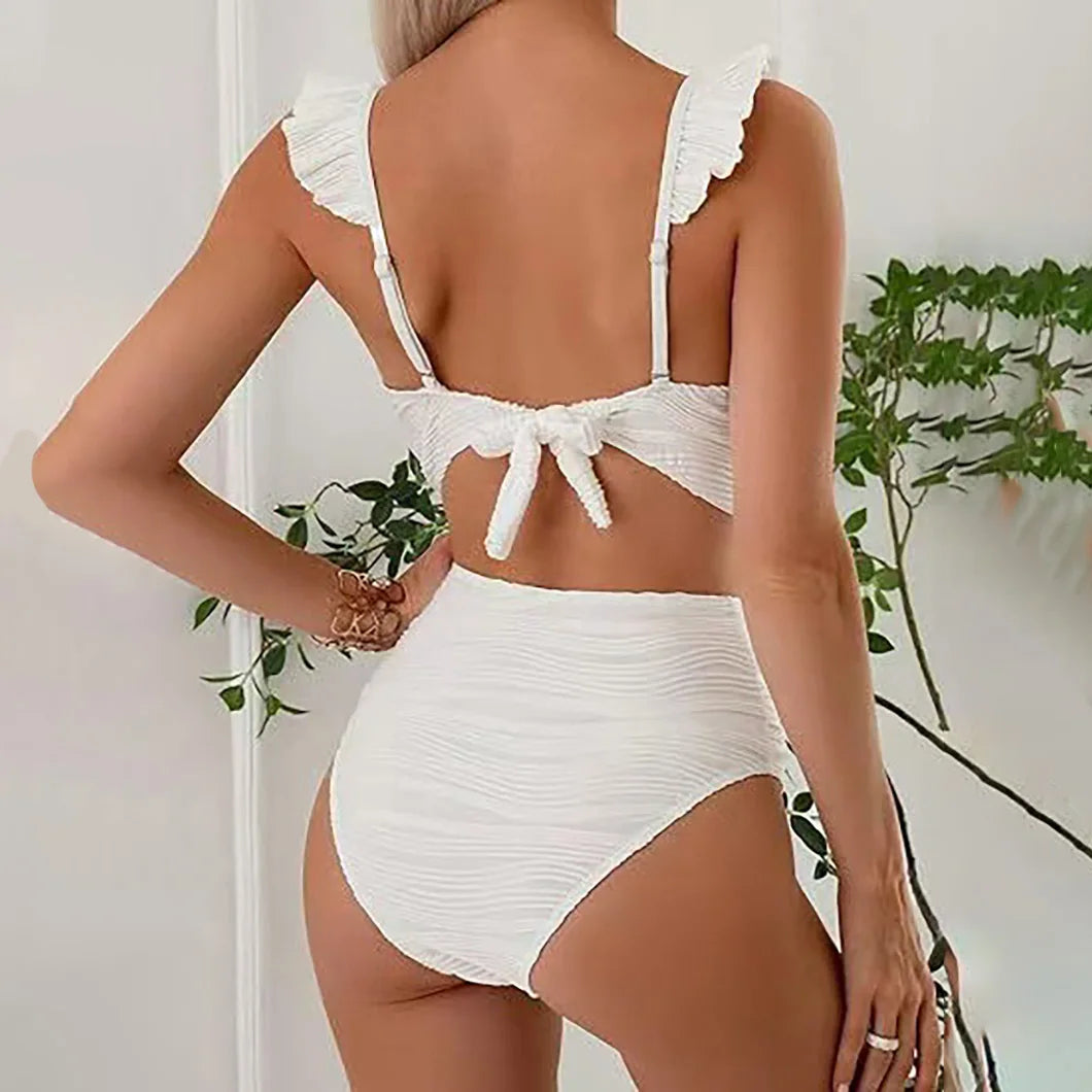 Maillot de bain deux pièces sexy à bretelles pour femmes