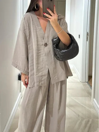 Ensemble Ample Femme – Coton et Lin