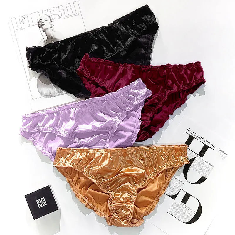 Culottes en soie et satin pour femmes