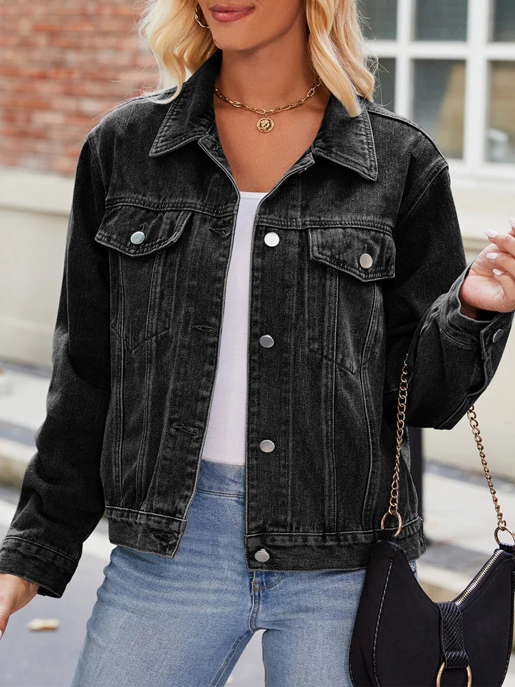 Veste en jean vintage pour femmes