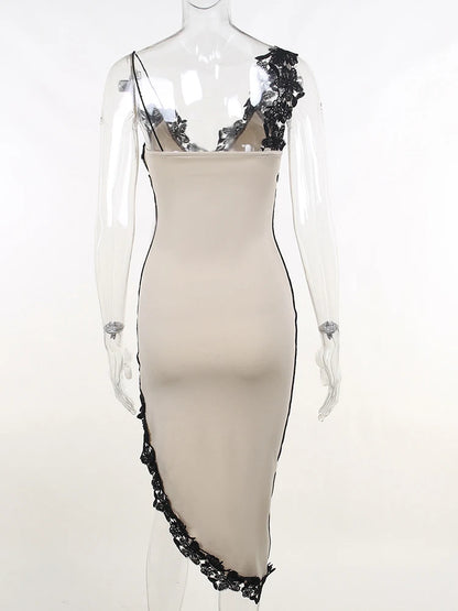 Robe de Soirée en Dentelle Femme
