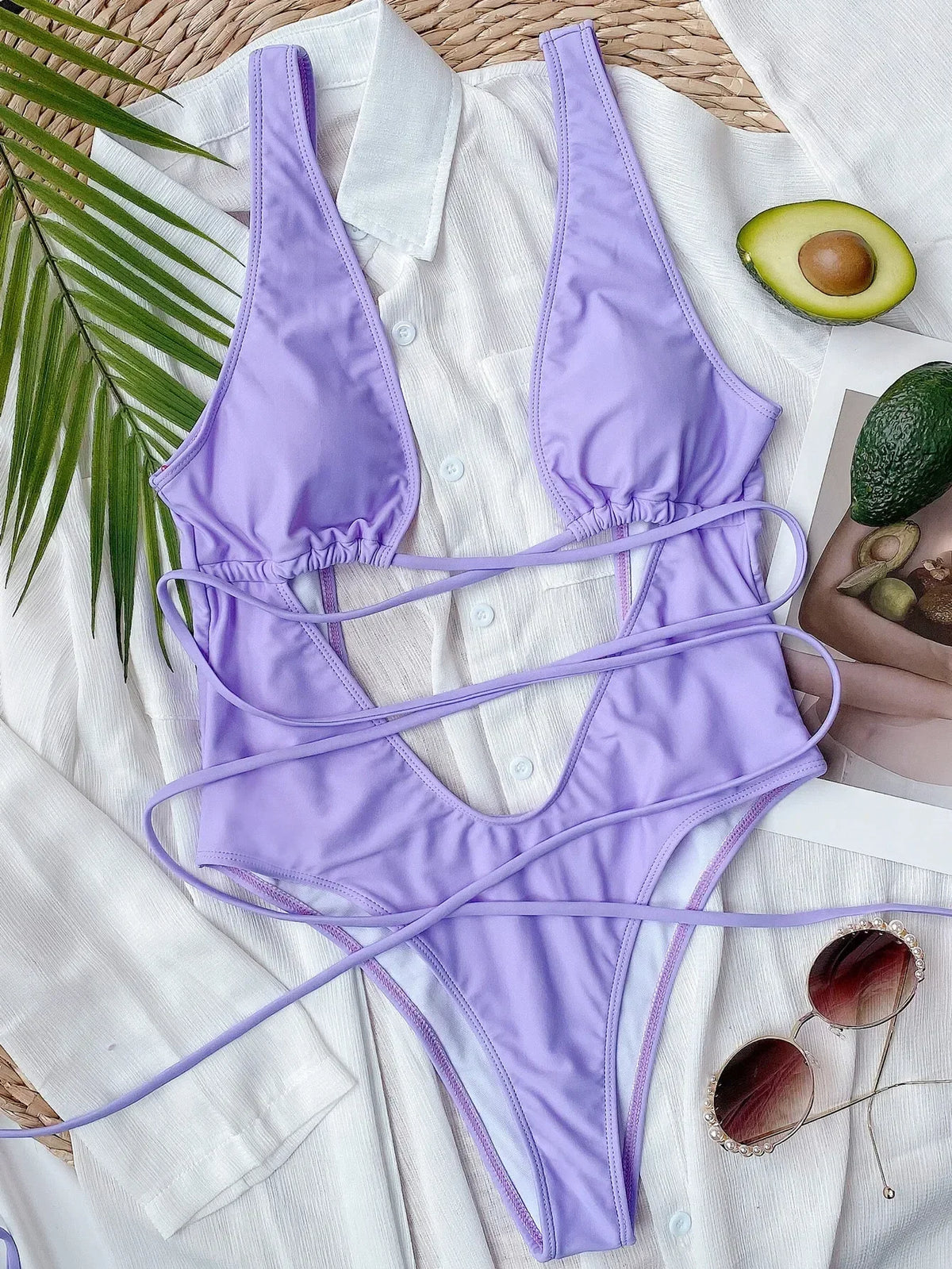 Maillot de Bain 1 Pièce Femme – Motif Léopard