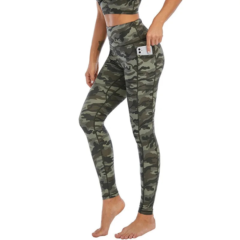 Leggings camouflage de sport pour femmes