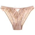 Culotte en dentelle française taille basse pour femmes