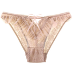 Culotte en dentelle française taille basse pour femmes