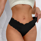 Culotte à volants monochromes pour femmes