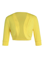 Veste cardigan courte à manches longues pour femmes