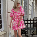 Robe mini imprimée pour femmes
