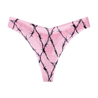 String en soie glacée sans couture, pour femmes
