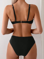 Maillot de bain deux pièce à bretelles pour femmes