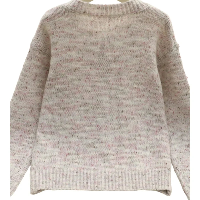 Pull en tricot ample pour femmes