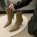 Bottines à talons fins pour femmes