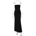 Robe longue bustier pour femmes