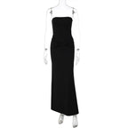 Robe longue bustier pour femmes