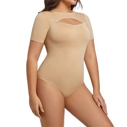 Body Gainant Femme – Manches Courtes et Maintien du Ventre