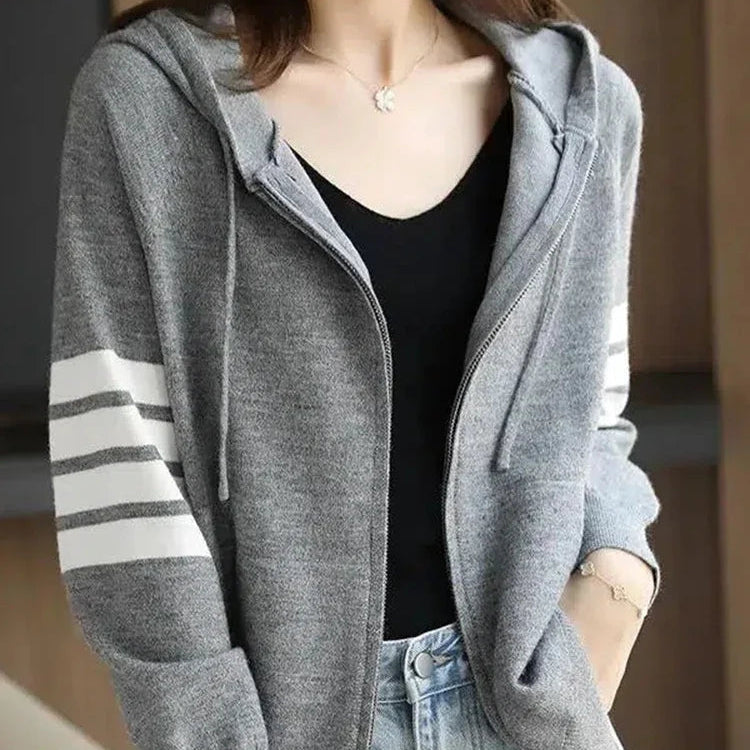 Vestes cardigan à capuche pour femmes
