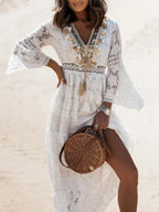 Robe en dentelle pour femmes