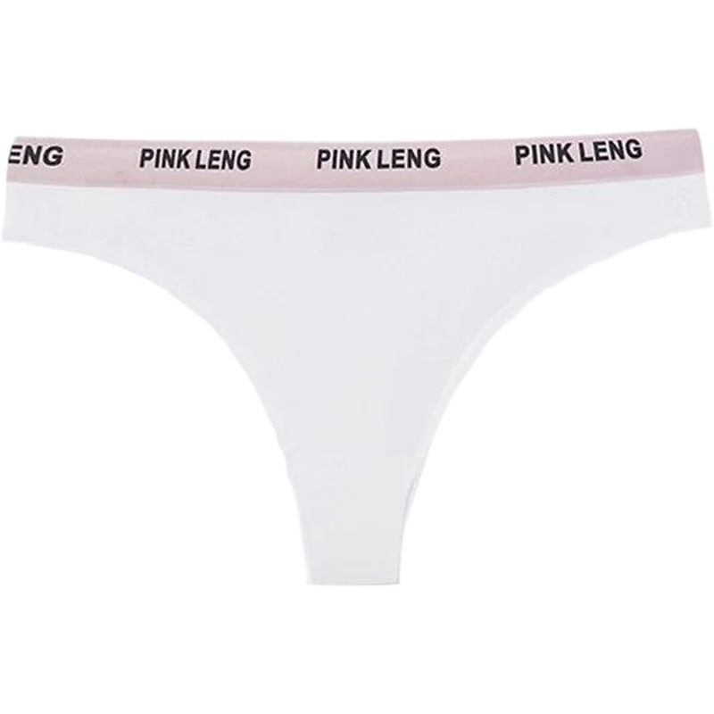 String tanga sans couture imprimé léopard pour femmes