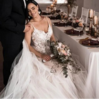 Robe de mariée longue en Tulle pour femmes