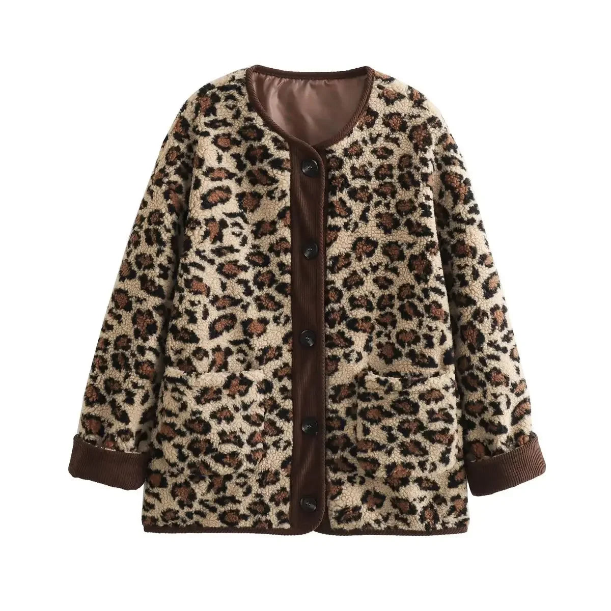Veste léopard pour femmes