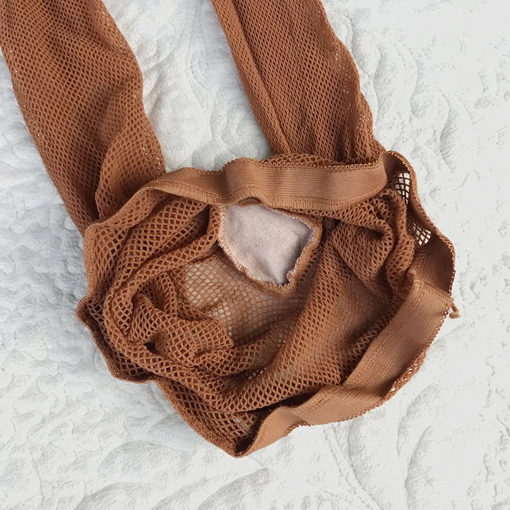 Collants résille à pointes renforcées ajourés et respirants, pour femmes
