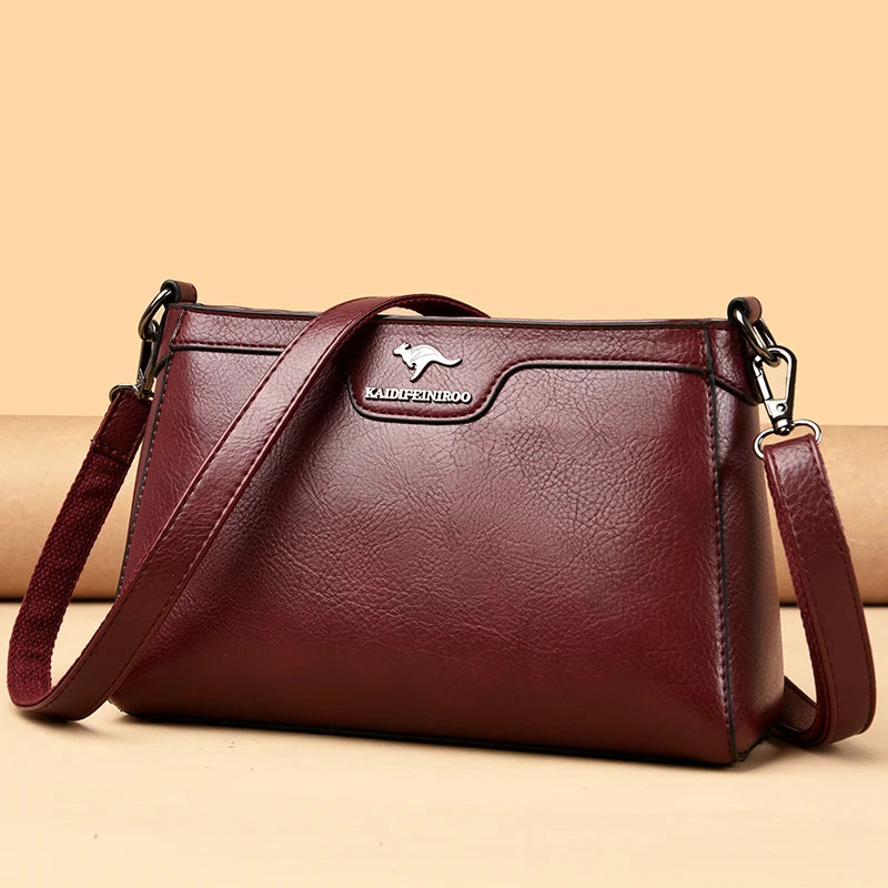 Sac à main en cuir véritable pour femmes