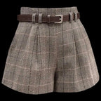 Short cargo taille haute pour femmes