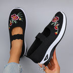 Chaussures plates d'été respirantes en maille pour femmes