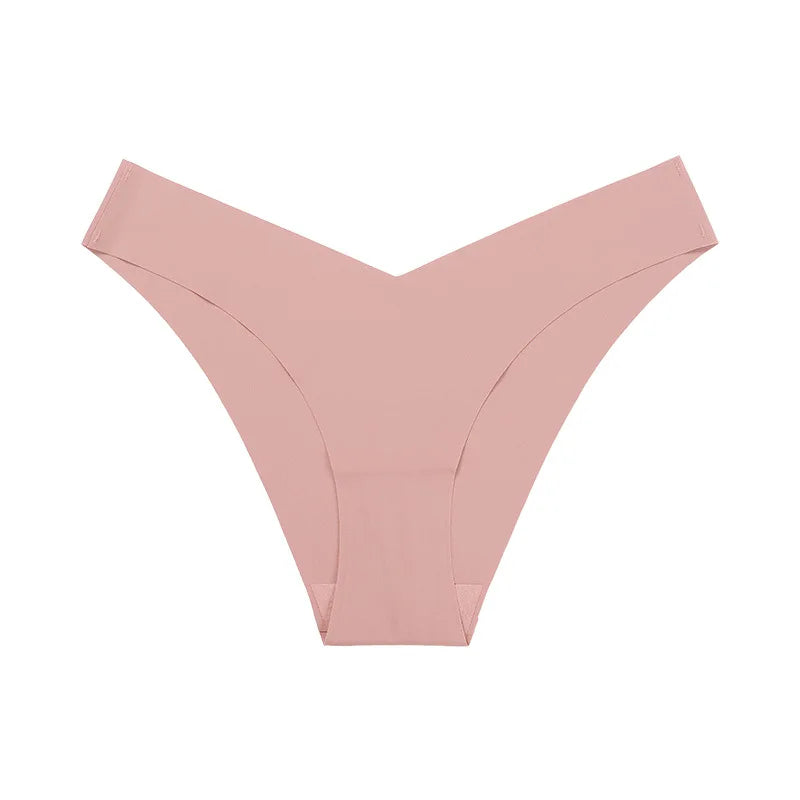 String en soie taille basse sans trace pour femmes
