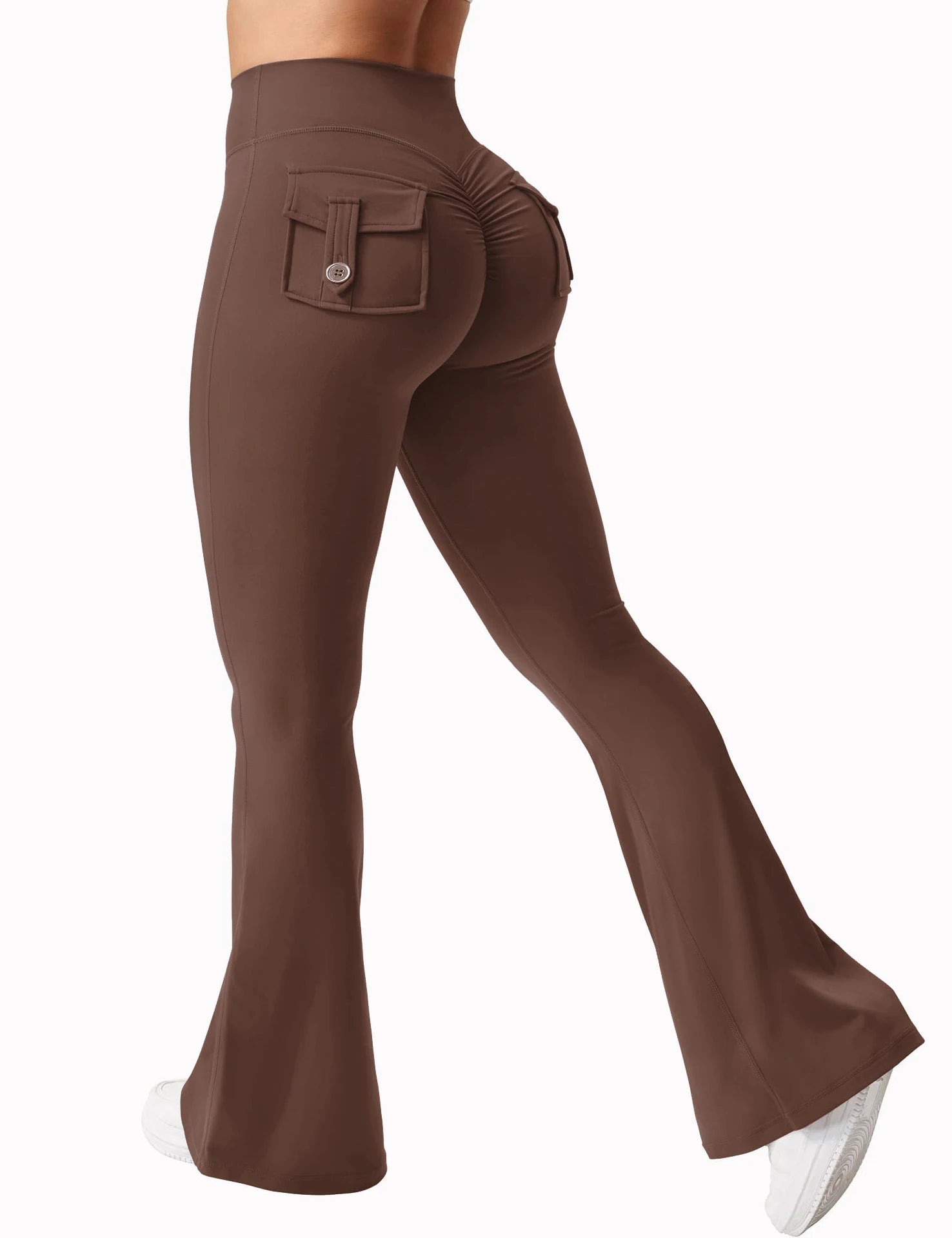 Leggings de Yoga à jambes larges et extensibles pour femmes