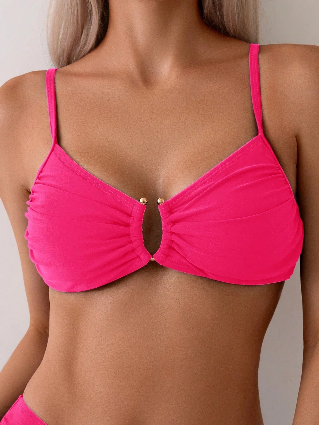 Maillot de bain deux pièce à bretelles pour femmes