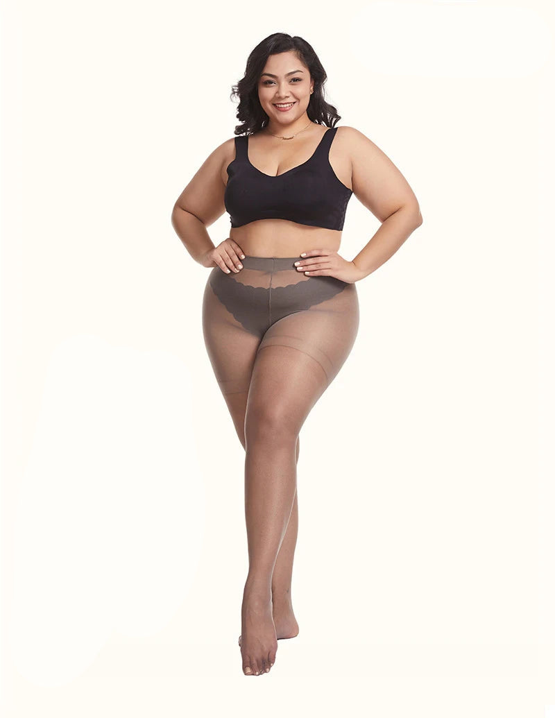 Collants transparents ultra-fins pour femmes