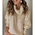 Pull en maille et manches longues pour femmes