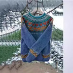 Pull en tricot à manches longues pour femmes