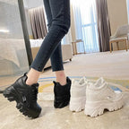 Baskets en cuir pour femmes