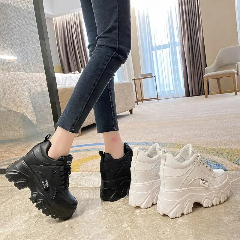 Baskets en cuir pour femmes