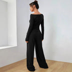 Ensembles deux pièces décontracté pantalons amples pour femmes