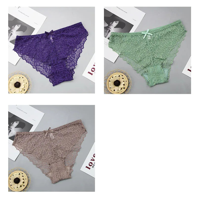 Lot de 3 culottes sans couture pour femmes