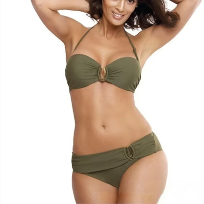 Bikini Brésilien Blanc Femme – Push-Up