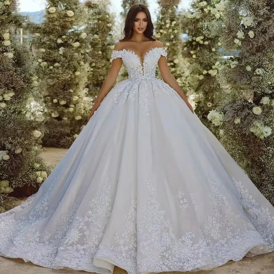 Robes de mariée vintage en dentelle pour femmes