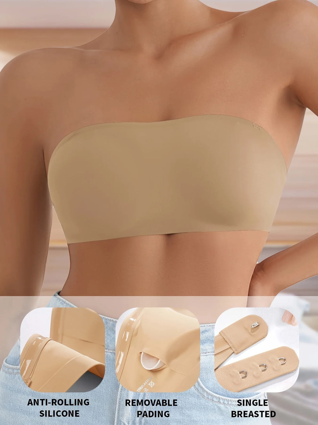 Soutien-gorge sans bretelles pour femmes
