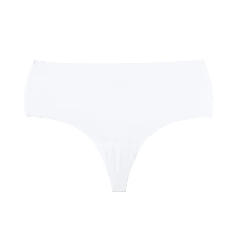 String taille haute en soie glacée pour femmes