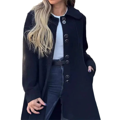 Manteau d’Hiver Femme – Maille Douce et Pelucheuse
