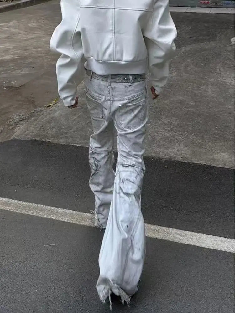 Pantalon taille haute décontracté pour femmes