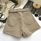 Jupe-pantalon en jean de style safari pour femmes