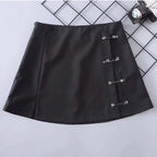 Mini jupe camouflage taille haute pour femmes