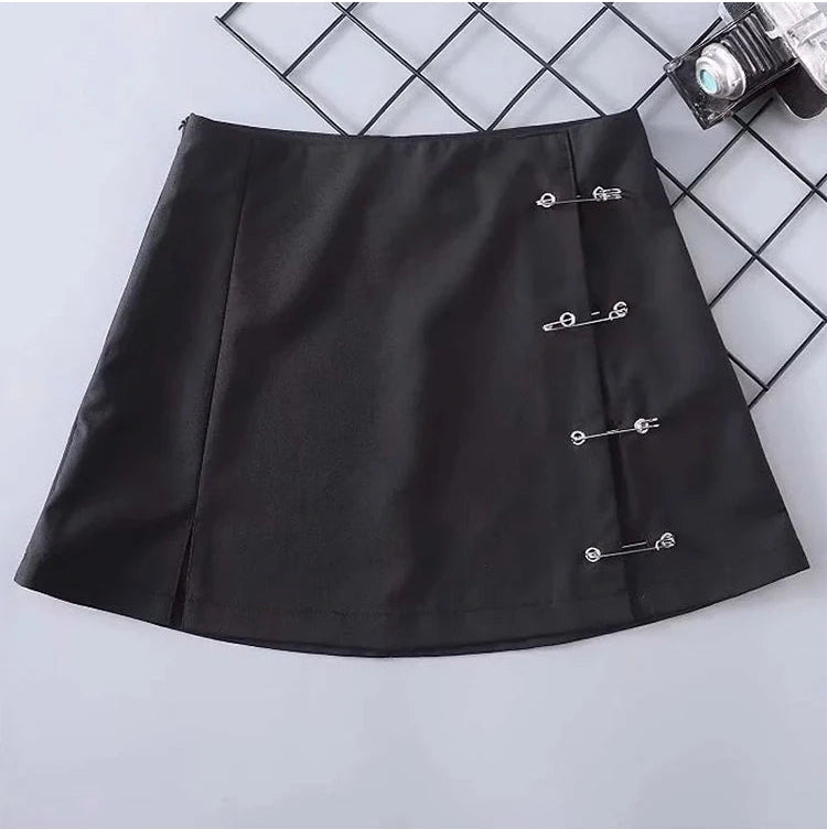 Mini jupe camouflage taille haute pour femmes