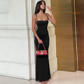 Robe longue moulante pour femmes