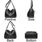Sac à main en cuir véritable pour femmes